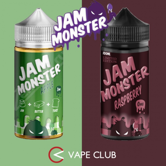 VapeClub.Ru - Яблочный и малиновый джем от Jam Monster