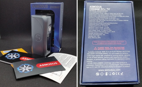 Пощупаем??? - asMODus Colossal 80W Box Mod...