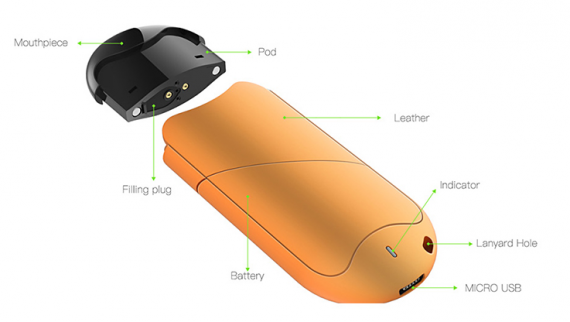 Perkey Lov Transformable Pod System Kit - сердце-трансформер...