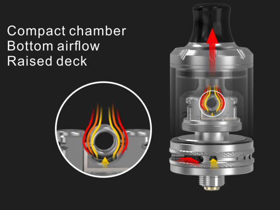 Damnvape Fresia MTL / Restrictive lung RTA  - одной булкой на два стула...