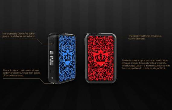 Uwell Crown IV MOD - кирпич для королевской особы...