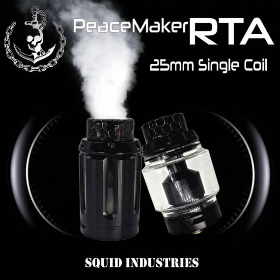 Squid Industries PeaceMaker RTA - одна спираль и знакомый экстерьер...