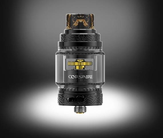 Fumytech Corsaire RTA - шестеренка и стеклянный купол...