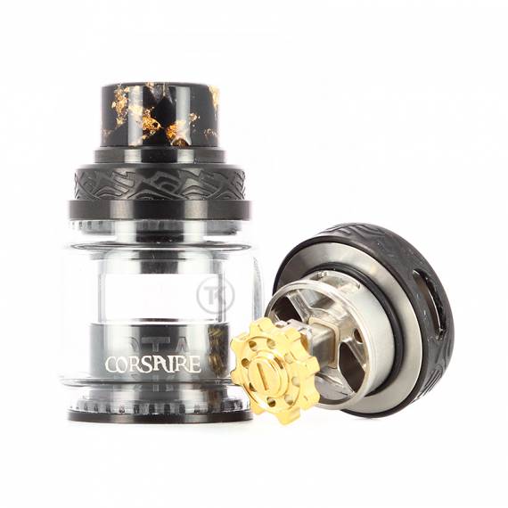 Fumytech Corsaire RTA - шестеренка и стеклянный купол...