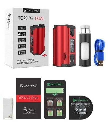 DOVPO Topside Dual Squonk Mod - в полку годных сквонкеров на две банки прибыло...