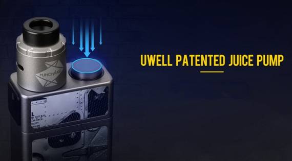 Uwell Blocks 90W Squonk mod - an interesting brick squonk ...