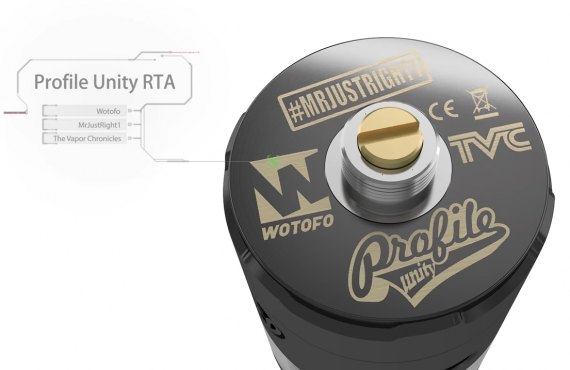 Wotofo Profile Unity RTA - теперь одноименный бак на сетке...