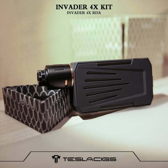 Teslacigs Invader 4X Vape Kit - окончательно прастерывший свою брутальность...