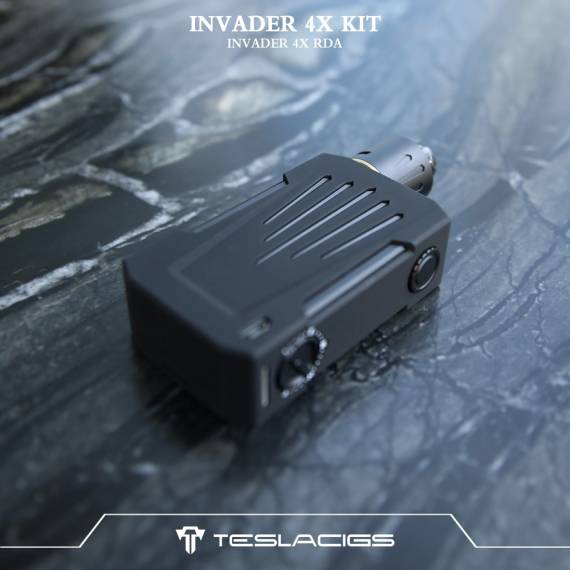 Teslacigs Invader 4X Vape Kit - окончательно прастерывший свою брутальность...