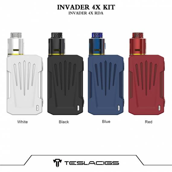 Teslacigs Invader 4X Vape Kit - completely grind your brutality ...