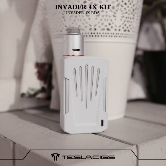 Teslacigs Invader 4X Vape Kit - окончательно прастерывший свою брутальность...