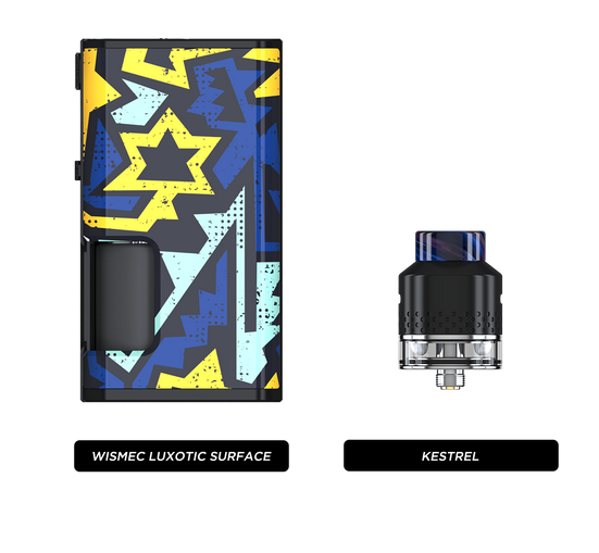 Wismec Luxotic Surface with Kestrel is another version of the already familiar squonker ...