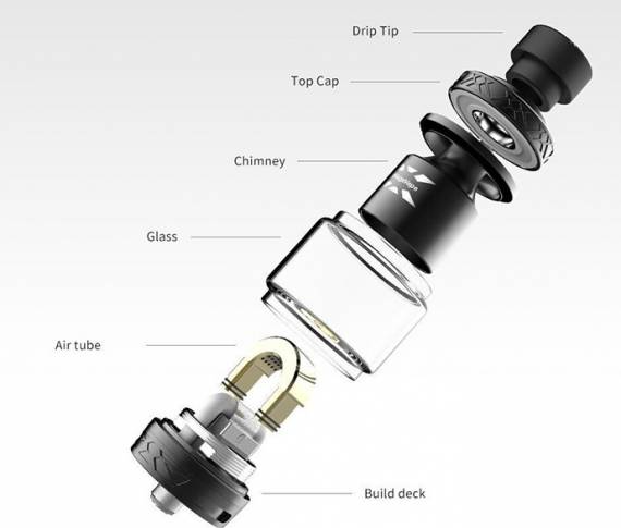 Hugsvape Ring Lord Mesh RTA - the rocker arm over the mesh hangs ...