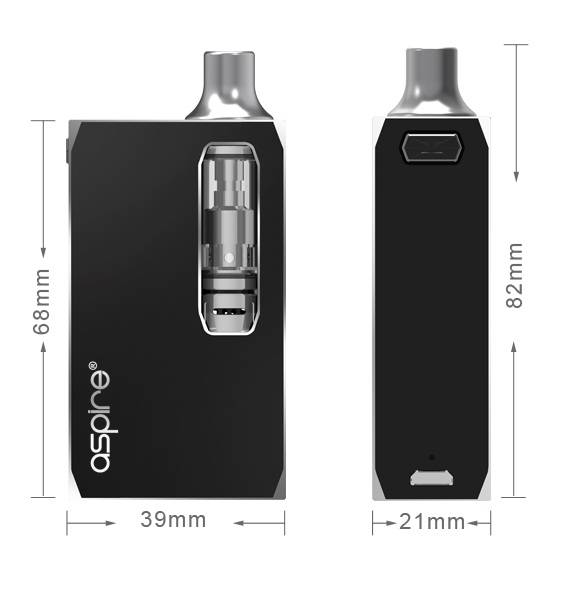 Aspire K1 Stealth Kit - acute angle stealth ...