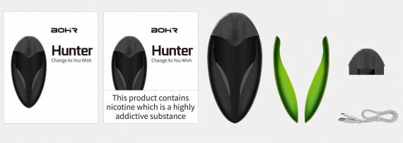 Bohr vape Hunter Pod - под с ликом пришельца...