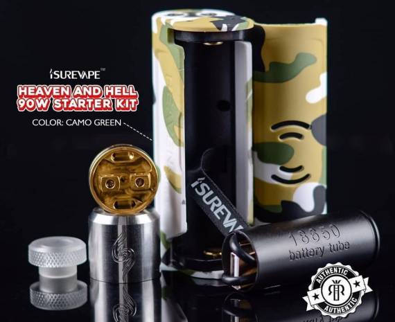 Isurevape Heaven and Hell kit - cardboard set ...