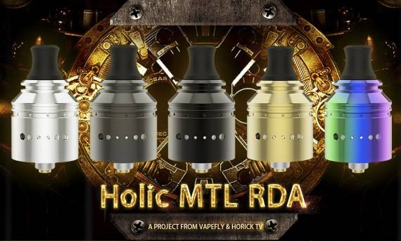 Vapefly Holic MTL RDA - стало интересней и изнутри, и снаружи...