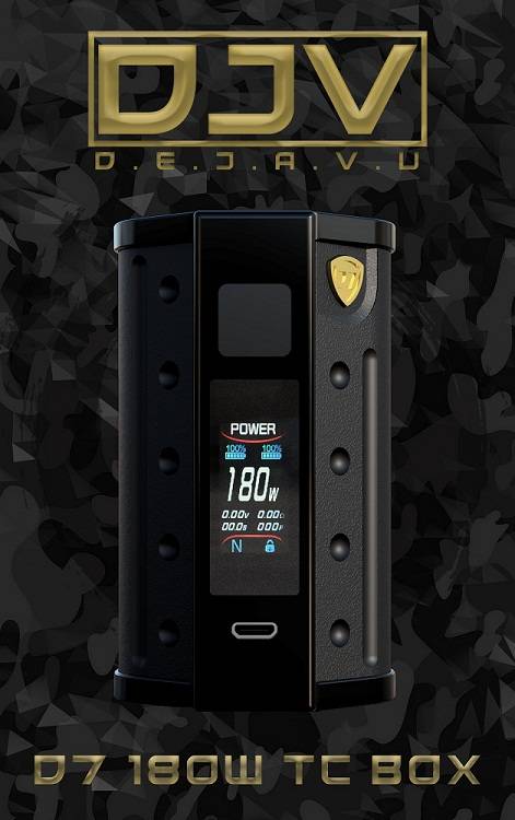 DEJAVU DJV D7 Box Mod -  интересный дизайн в паре с надежным чипсетом...