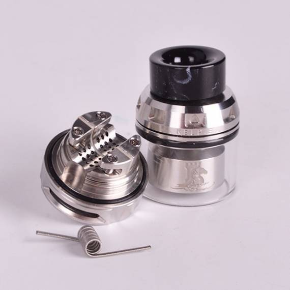 The Ehpro Kelpie RTA is yet another single-spiral version with trellised airflow ...