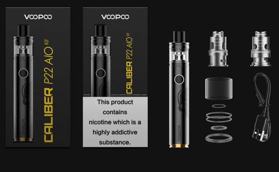 VOOPOO Caliber P22 AIO Kit - мелкокалиберный набор...