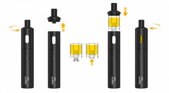 Aspire Slym kit - олдскульный дизайн плюс новые решения...