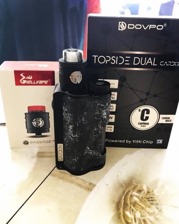 Dovpo Topside Dual Carbon - обертка из карбона