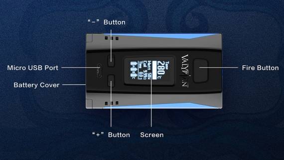 Uwell Valyrian 2 Box Mod - new in an unpopular format ...