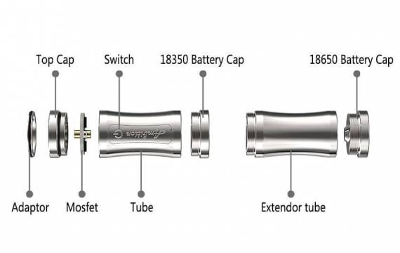 Ambition Mods Luxem Tube Mod -