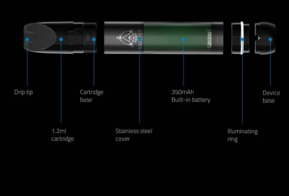 Smoant Ballisitc pod - vape pen with a huge selection of flavors ...