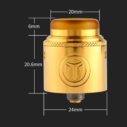 Yachtvape Meshlock RDA - mesh plus button deck ...