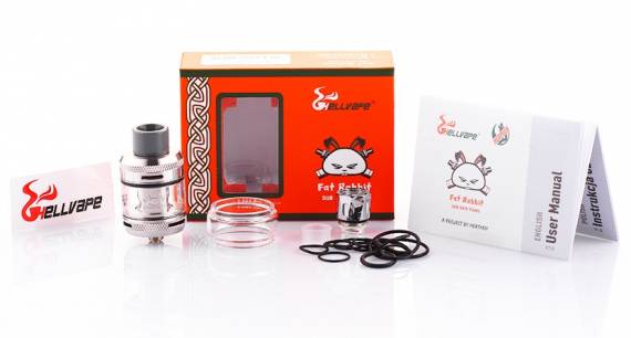 Hellvape Fat Rabbit Sub Ohm Tank - a thickened rabbit with two options for blowing ...