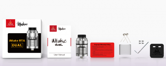 Augvape Intake Dual RTA - плюс одна спираль и знакомый экстерьер...