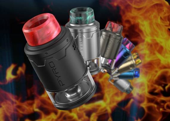 Vandy Vape Pyro V3 RDTA - сквонк пин и два вида обдува...