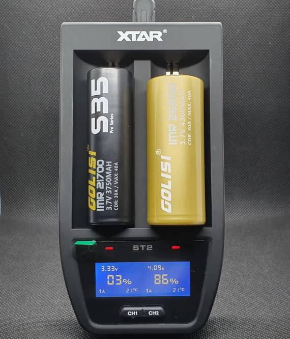 Пощупаем??? - зарядное устройство ST2 и аккумуляторы INR 18650 от XTAR...