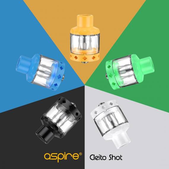 Aspire Cleito Shot Tank - одноразовый танк без регулировки обдува...