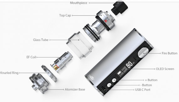 Eleaf Istick T80 kit - традиционная простота и надежность...