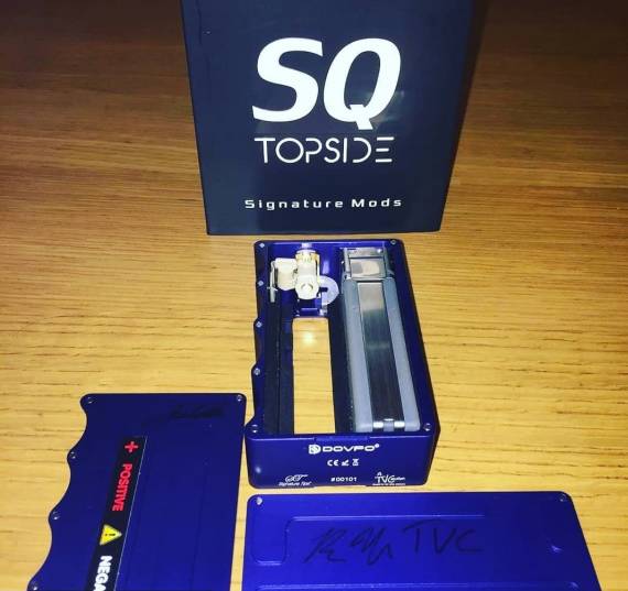 Signature Tips х Dovpo SQ Topside Mechanical Squonk Mod - соединяя «лучшее»...