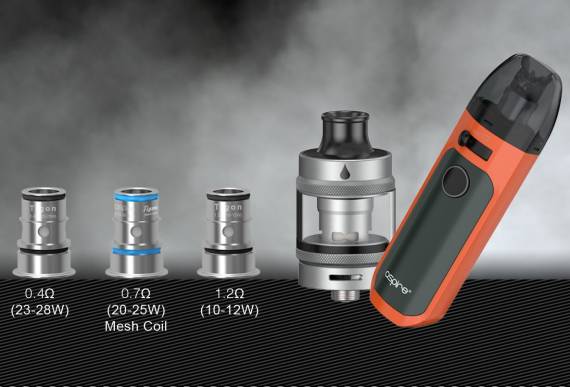 Aspire Tigon AIO Kit - fast charge, 5ml cartridge and interesting airflow control ...