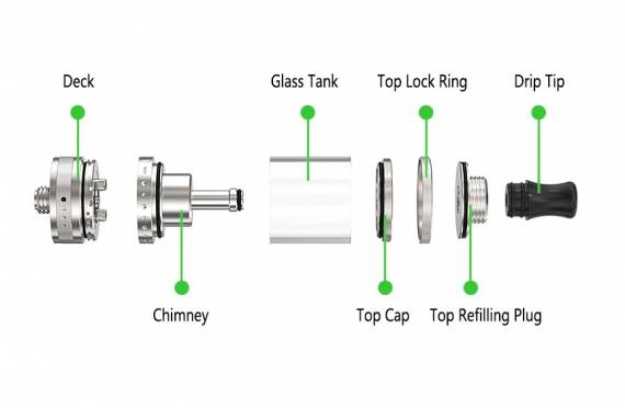 Ambition Mods Purity Plus MTL RTA - oversized and spacious ...