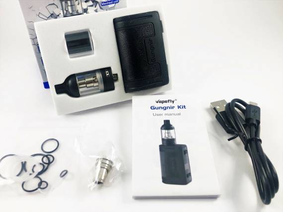 Vapefly Gungnir kit - компактность вкупе с водо/пыле непроницаемостью...