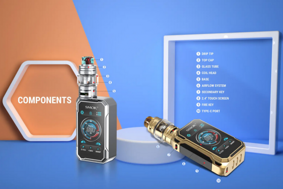 Smok G-PRIV3 kit -  флагман с увеличенным дисплеем и новой необслугой...