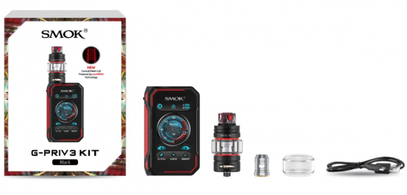 Smok G-PRIV3 kit -  флагман с увеличенным дисплеем и новой необслугой...