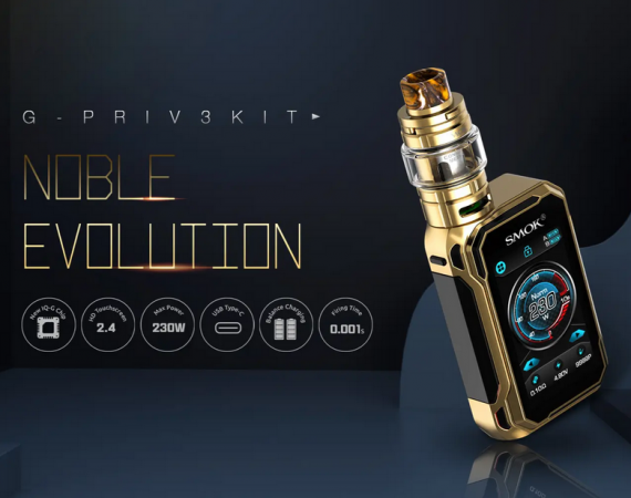 Smok G-PRIV3 kit -  флагман с увеличенным дисплеем и новой необслугой...