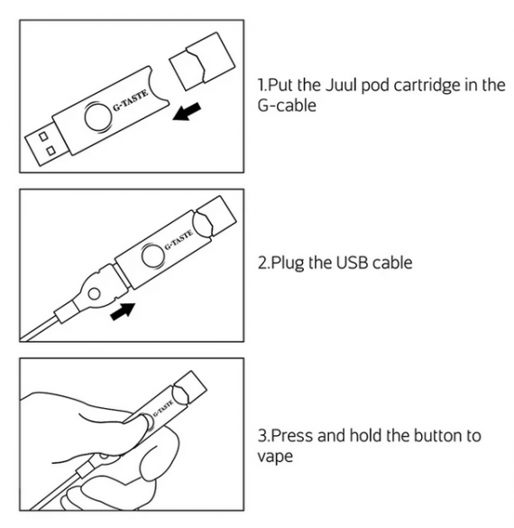 G-Taste G-Cable Vape Device - странно инновационный POD...