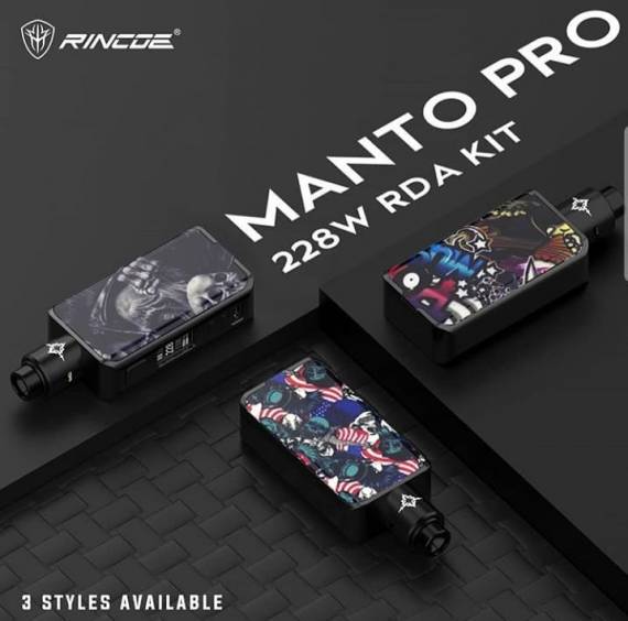 Rincoe Manto Pro 228W RDA Kit - не сердито, зато дешево...