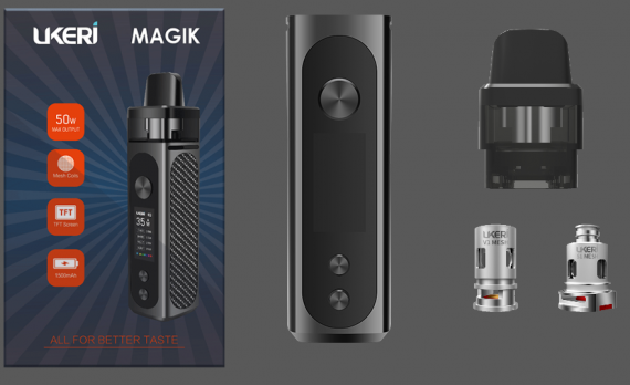 UKERI Magik Pod Kit - подсмотрели идею и стартовали в вейп индустрии...