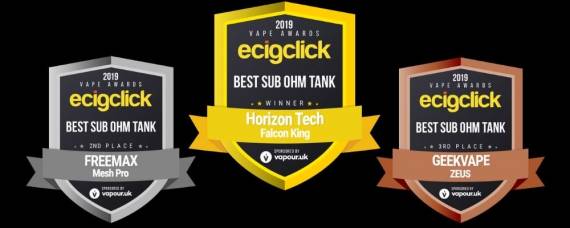 Результаты ежегодной премии Ecigclick Vape Awards 2019...