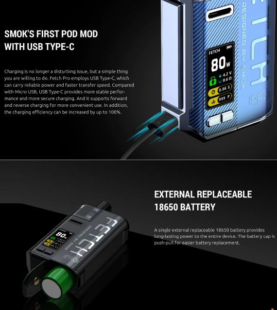 SMOK Fetch Pro POD-mod - мастодонты не теряют хватки...