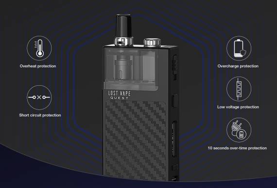 Lost Vape Q Ultra Pod System Kit - Type-C, RBA база, увеличенная АКБ и полноценная регулировка мощности...