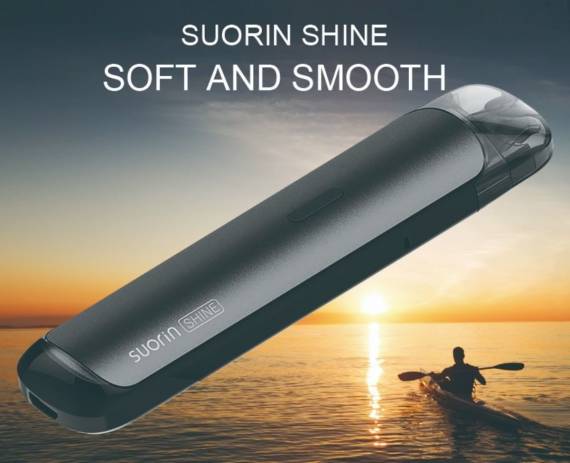 Suorin Shine POD - аккуратный внешний вид и два вида активации..